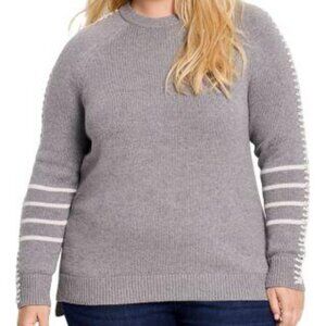 $ 158 NIC+ZOE Womens Dashing Down Sweater Size 2X